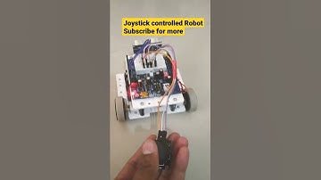 joystick controlled Robot using Arduino nano #arduinonano #robotics