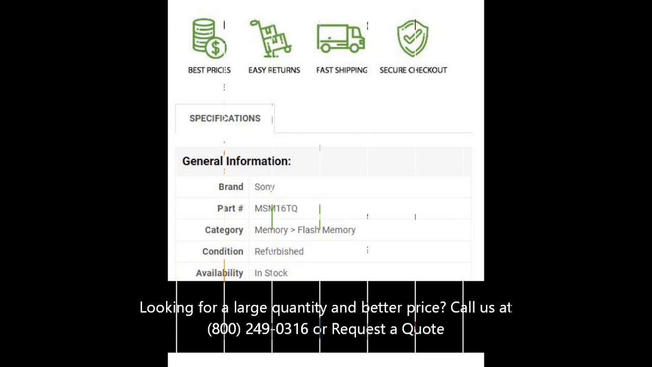 MSM16TQ Sony 16GB Micro (M2) Flash Memory Card