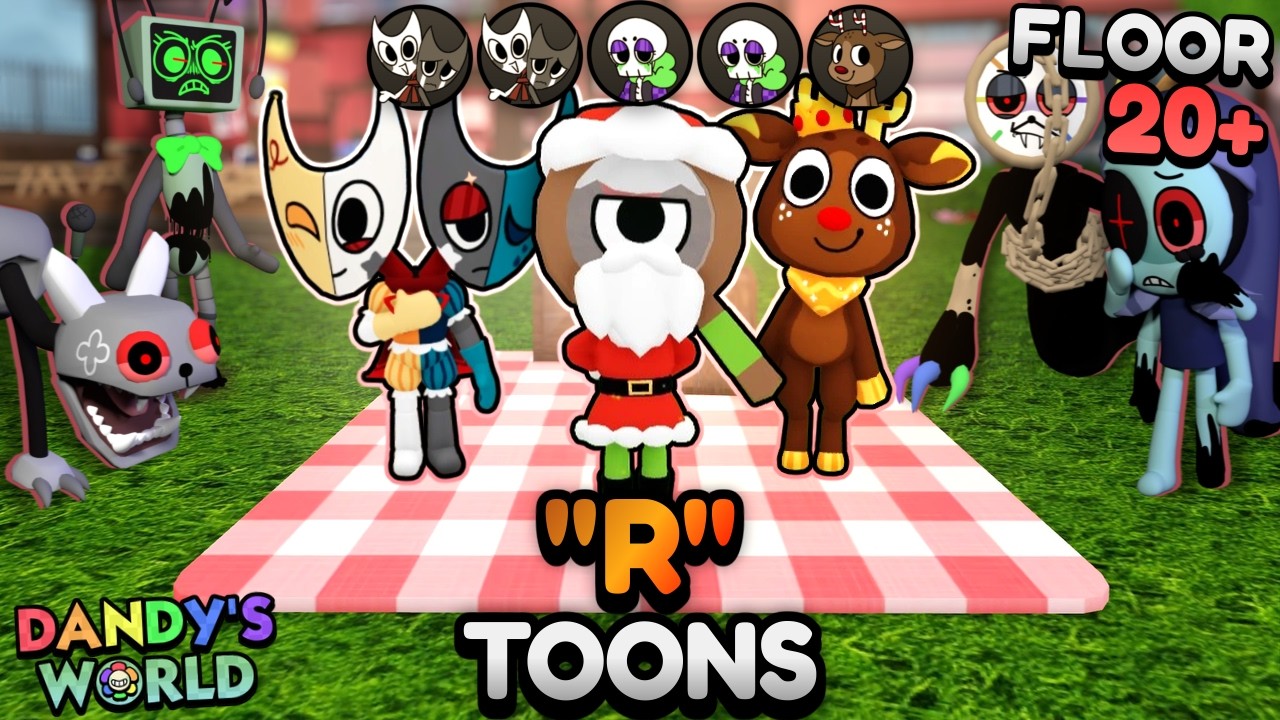 "R" TOONS ONLY RUN (FLOOR 20+) | DANDY'S WORLD - YouTube