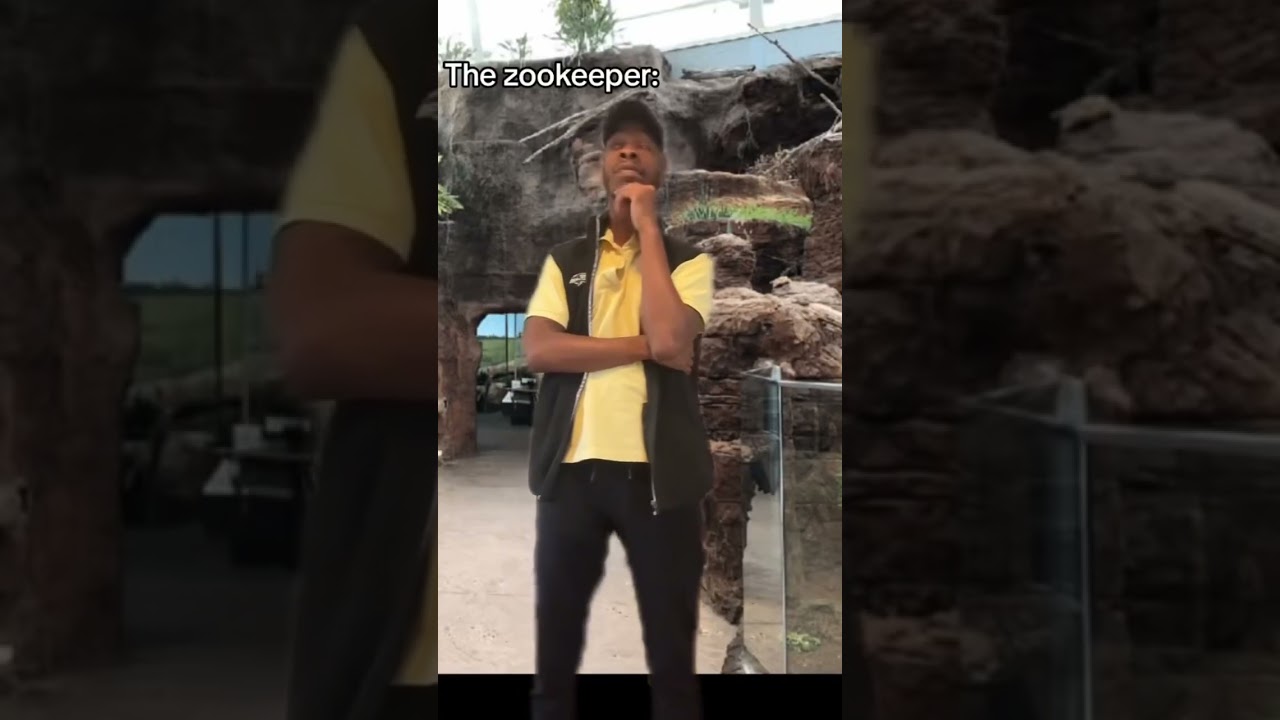 Where’s the zookeeper 👀😂