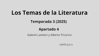 Los Temas de la Literatura. T3. A4. Cap.3