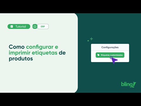 Como configurar e imprimir etiquetas de produtos no Bling - video from Bling