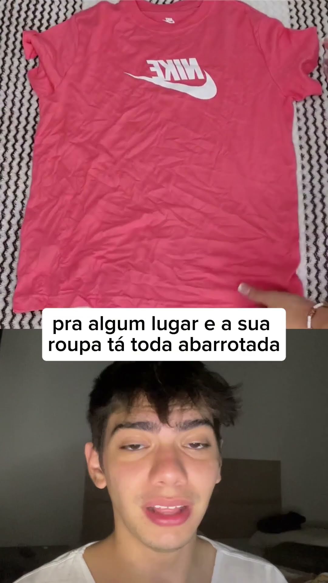 Sem ferro? Use água, álcool e amaciante pra deixar a roupa lisinha! ?✨ Prático e rápido!