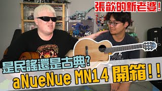 樂器哪裡買?張歆手滑篇!是民謠還是古典!?彩紅人 鳥吉他 aNueNue MN14跨界尼龍開箱分享!!【白懂 Bai Tone】懂音樂
