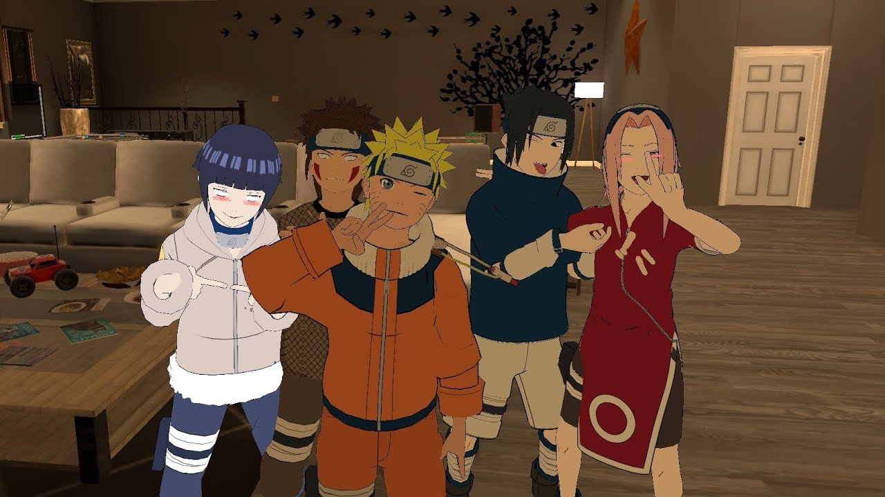 Sleep over at hinata house (Naruto vrchat)
