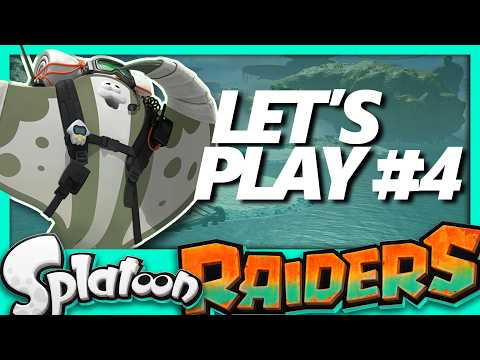 LET'S PLAY SPLATOON RAIDERS - Episode 4: The Dynamo Roller is OP!