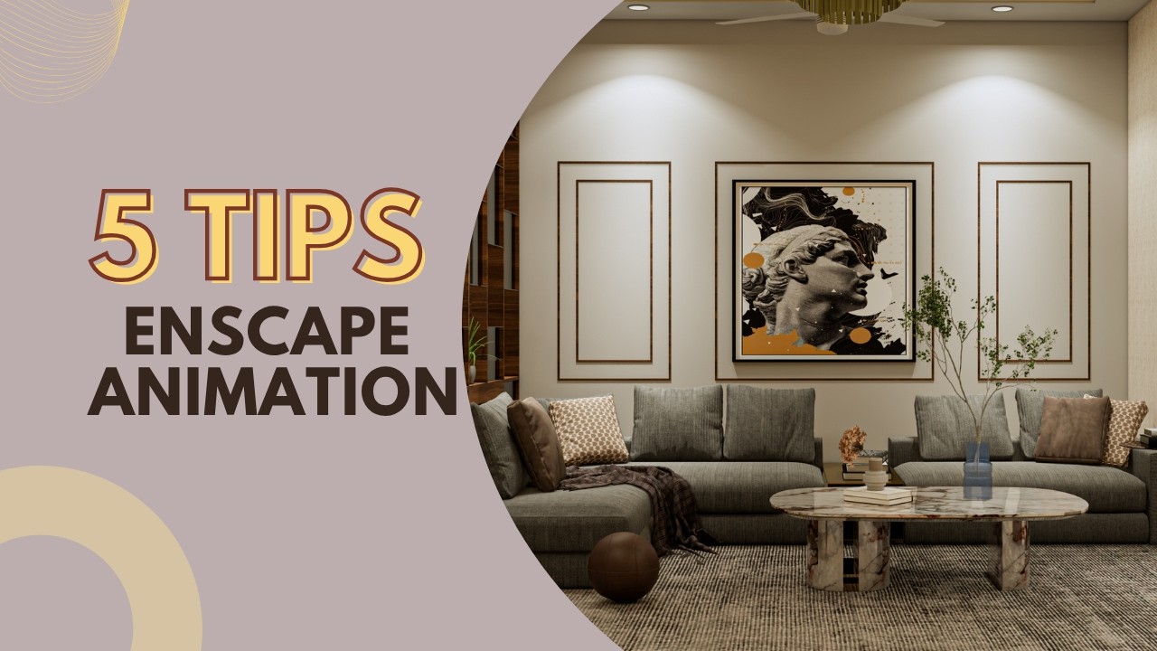 Modern Interior Design Animation | Enscape Render | Realistic 3D ...