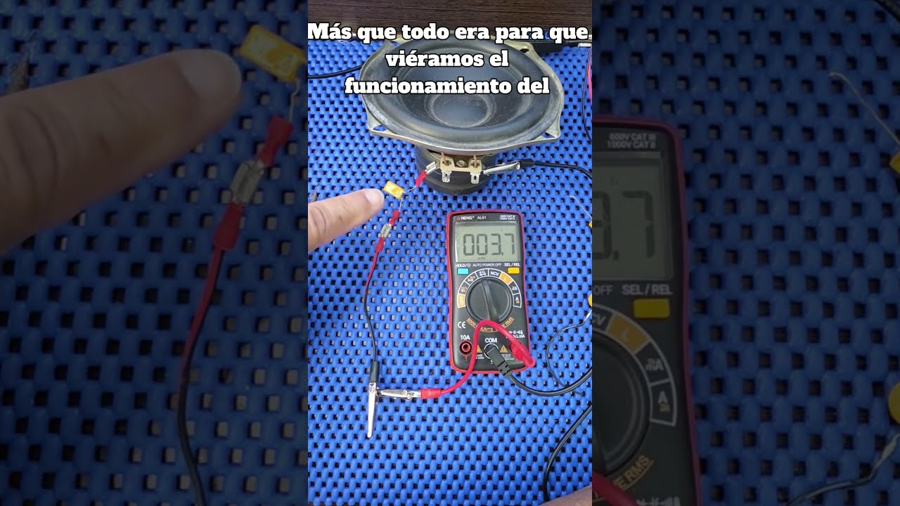 ASI FUNCIONA EL TERMISTOR PTC EN UN PARLANTE.