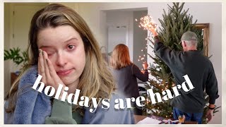 VLOG: Holidays are Harder than Expected, Mom's Bday, Getting a Christmas Tree + Sister Haul