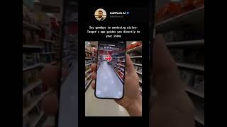Target's app with new interactive maps to enhance in-store navigation. #tech #ai