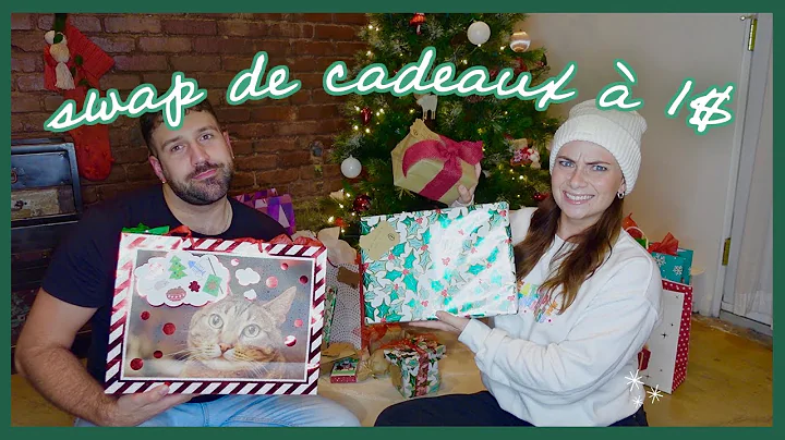 SWAP DE CADEAUX  1$  - VLOGMAS 7 | milie Levesque