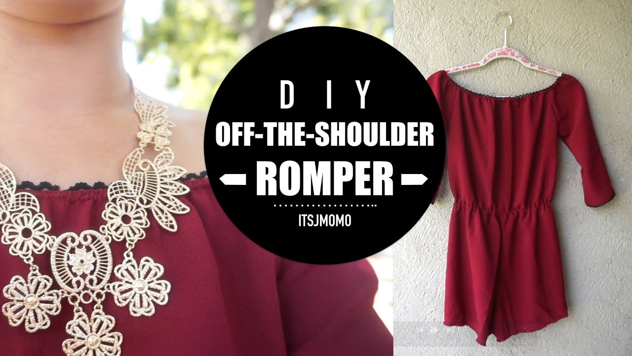 DIY Off-the-Shoulder Romper // ItsJMomo