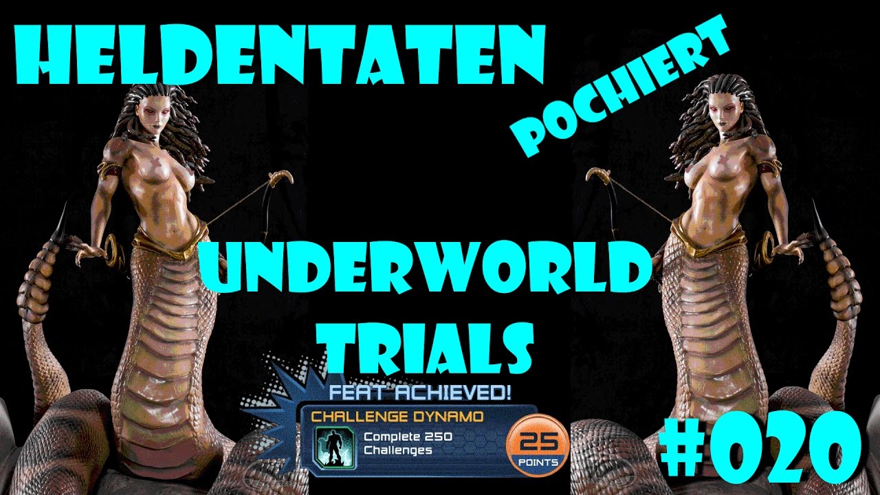 DC Universe Online Liga Deserteure - Tutorial Feats - Heldentaten #20 Underworld Trials - Pochiert