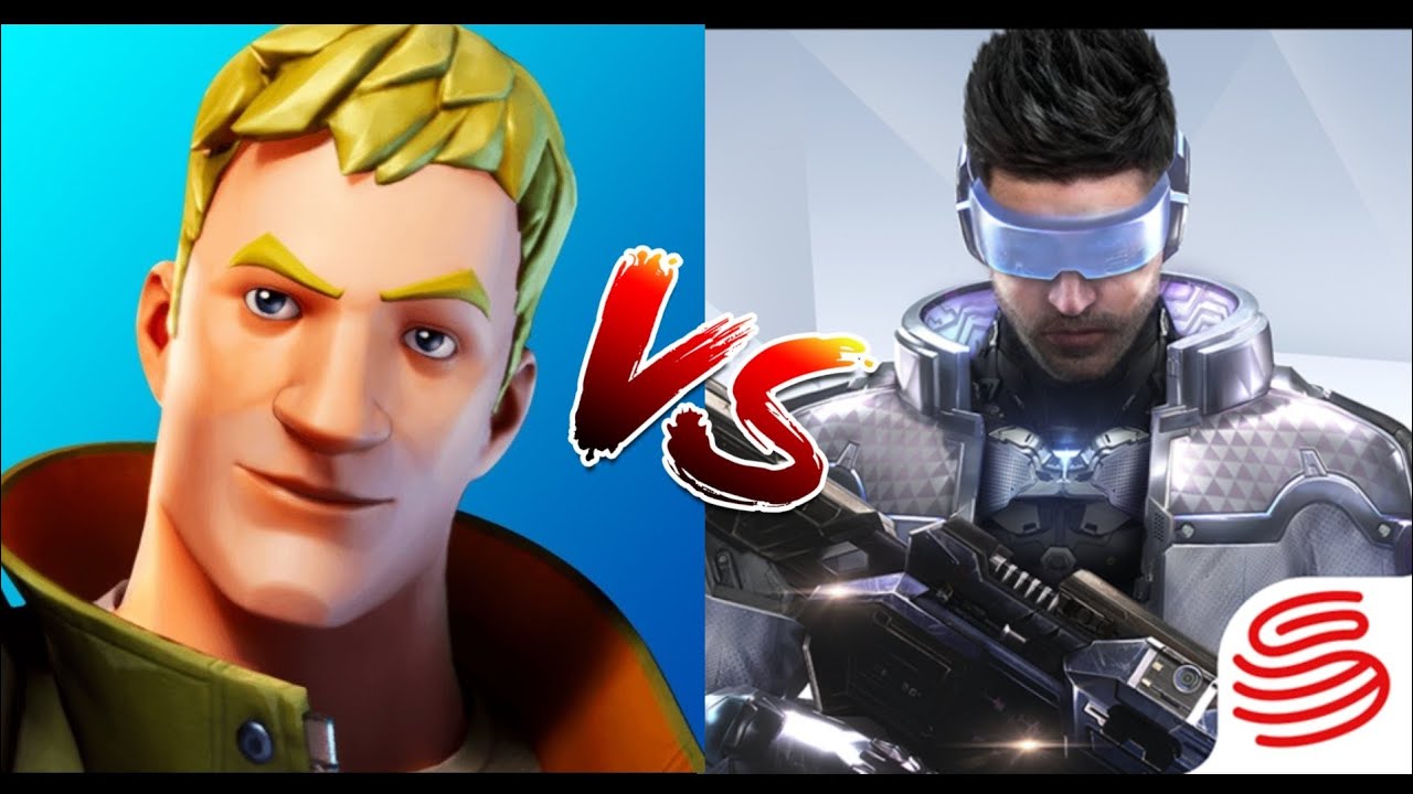 Fortnite Mobile VS Cyber Hunter Comparison Video | 