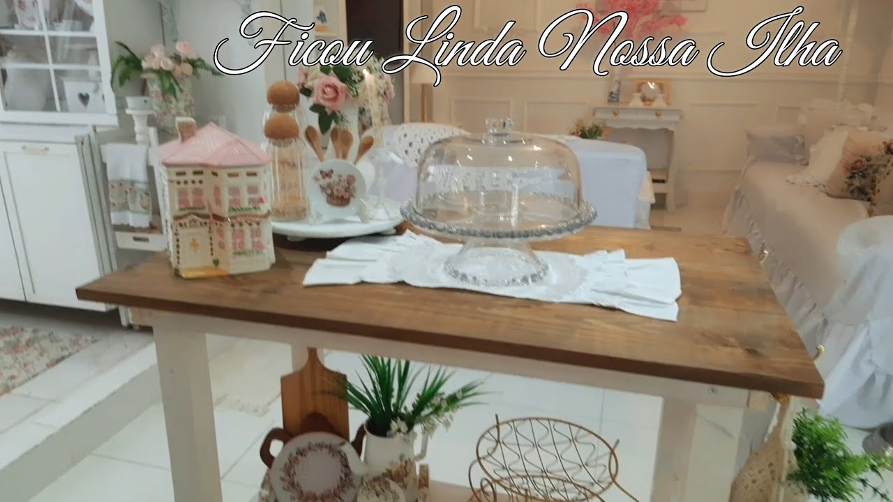 RESULTADO FINAL DA NOSSA ILHA DE MADEIRA  COMO DECOREI  