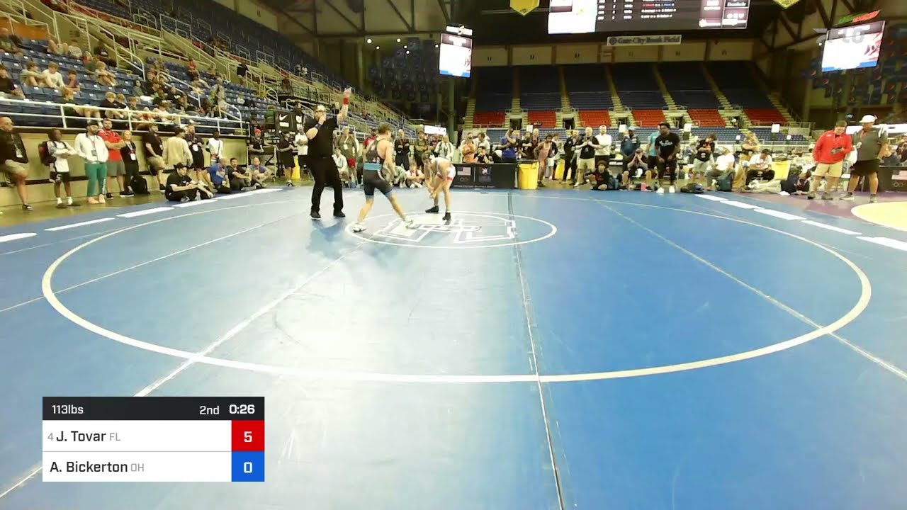 2024 16U USMC MFS National Champions: Jovanni Tovar vs Austin Bickerton: 113 Lbs 7th Place Bout