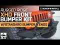 Jeep Wrangler Rugged Ridge XHD Front Bumper Kit w/ Bumper Ends (2007-2017 JK) Review & Install