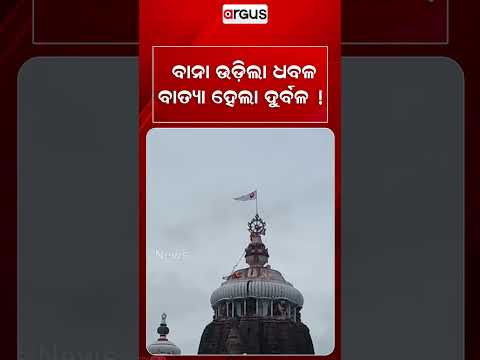 ବାନା ଉଡ଼ିଲା ଧବଳ ବାତ୍ୟା ହେଲା ଦୁର୍ବଳ ! | White Patitapabana Bana At Puri Jagannath Temple | Argus News