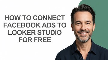 How to Connect Facebook Ads to Looker Studio for Free - KevinHowTo