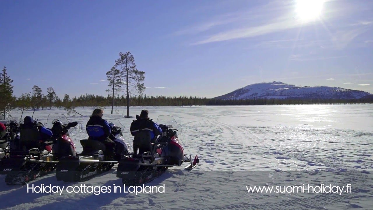 Finland Cottages Cabins Winter Holidays In Lapland Snowmobile