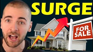 Surprise SURGE in Homes for Sale (especially in CALIFORNIA)