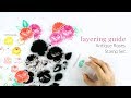 Altenew Layering Video - Antique Roses