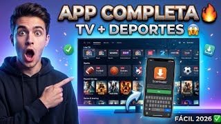 😱 The Most Complete App to Watch Live TV, Movies, and Sports in 2026 🔥 Install it with Downloader