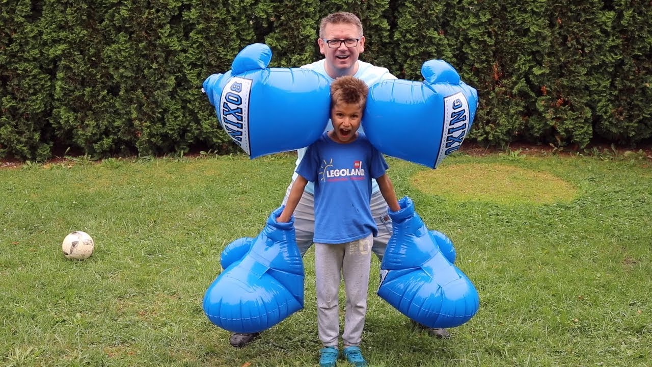 MEGA BOXING GLOVES FUN TOY YouTube