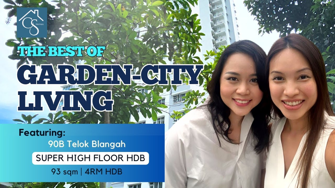 90B Telok Blangah, 4-room HDB, Super High Floor, Garden City Living Below $1M
