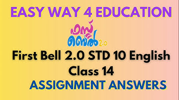 Kite victers grade 10 class 14 english assignment answers /first bell 2.o/itsvicters/STD 10/Easy
