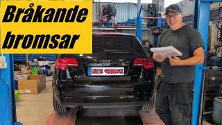 Bromsar Bråkar Audi A3, En Noll Gånger Fyra Bil