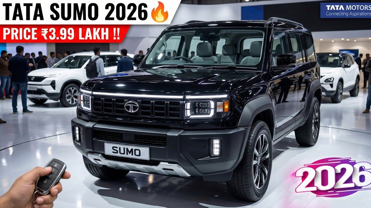 TATA SUMO 2026 First Look 👀 | New Model Launch 💥 | ₹4 Lakh की दमदार 7-Seater SUV Coming Soon🔜🔜