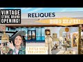 A BOHEMIAN MODERN VINTAGE HEAVEN! | Let's shop Reliques’ Grand Opening | Thrift with me!