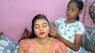 ASMR 😴 Bhartiya Applying Makeup on Me | Soft Spoken + Personal Attention ASMR💫 screenshot 4