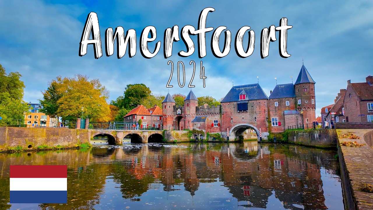 Amersfoort Netherlands, walking tour 4k/vlog