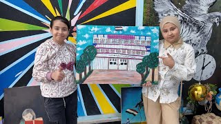 حضرنا مهرجان معرض الرسومات ومشاركة فطومه واشواق بإعمالهم 