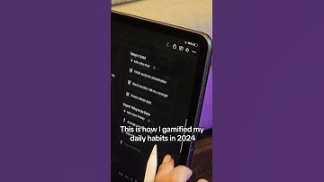 Gamify your habits in 2024 🌳 #notion #studentlife #productivity ♥ MAYCLO