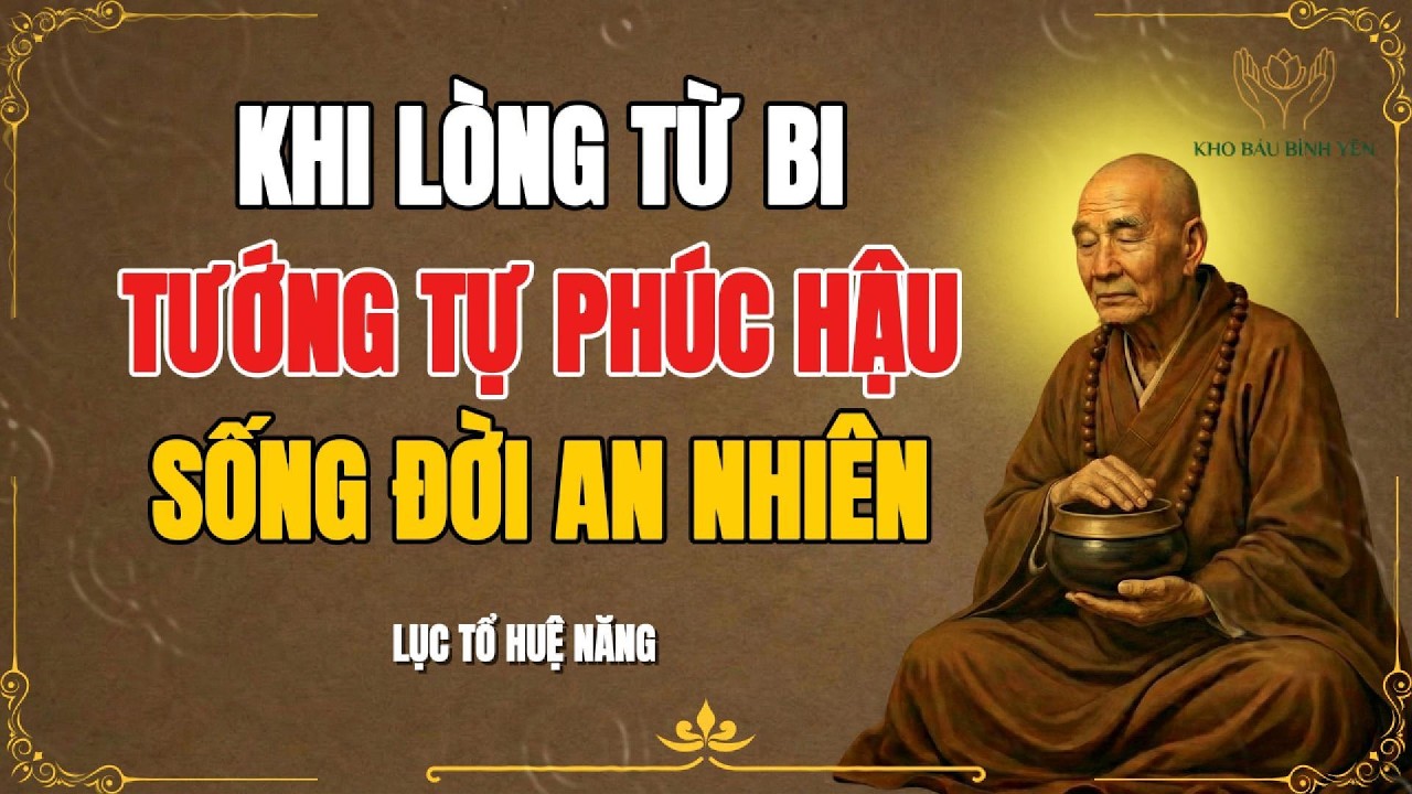 LỤC TỔ HUỆ NĂNG - Khi lòng từ bi tướng mạo tự khắc phúc hậu bí mật để đời an nhiên, nghe rất thấm.