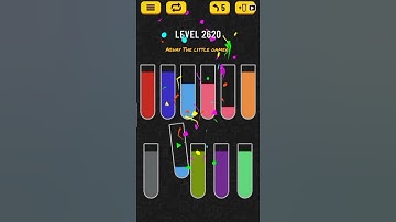 Water sort puzzle level 2620