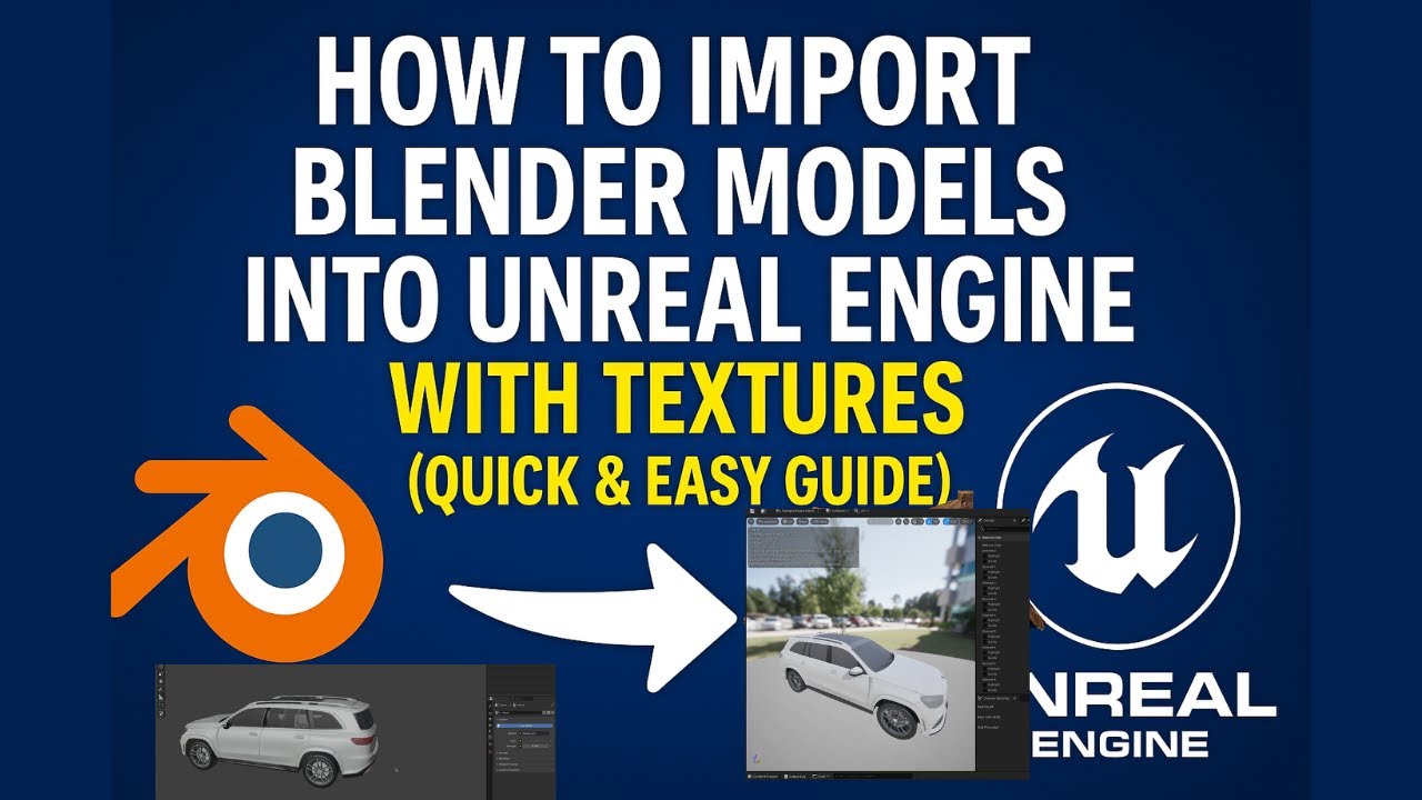 How to Import Blender Models into Unreal Engine WITH Textures (Quick ...