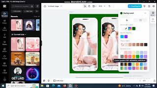 How to edit photo and change background color of photo in Cap Cut 2024 | HASEEB Tech || tutorial #05 screenshot 4