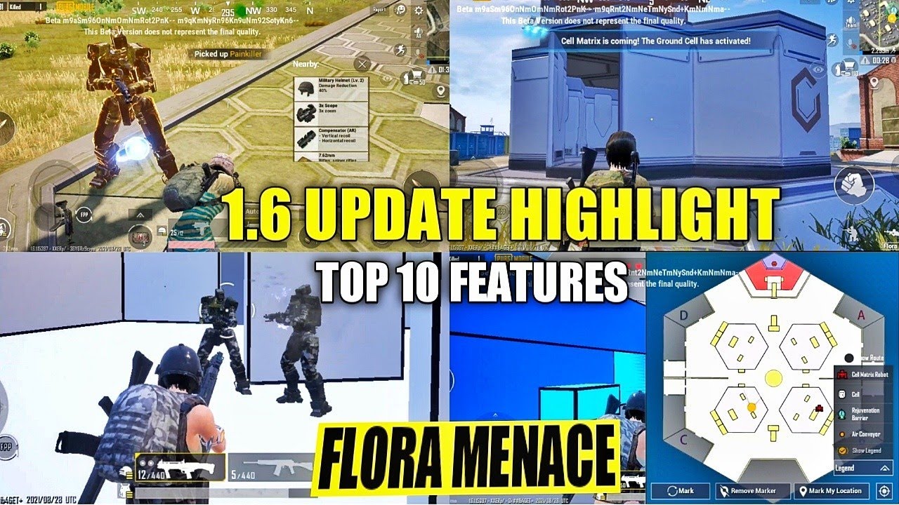 BGMI 1.6 UPDATE TOP 10 HIGHLIGHTS | PUBG MOBILE 1.6 UPDATE | 1.6 PUBG UPDATE | BGMI 1.6 UPDATE