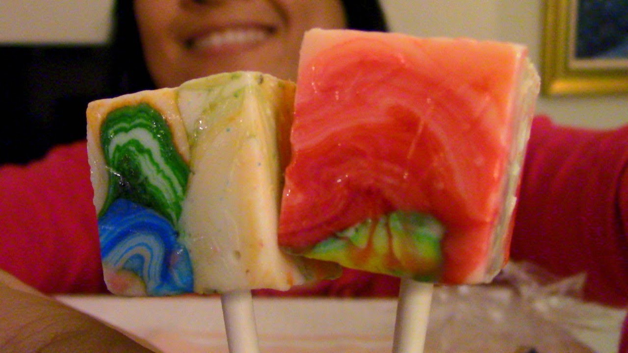 ASMR Tie Dye Pops Quiet with husband ScorpioAnnASMR