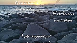 Video thumbnail of "Qualcosa arriverà (testo) - Pino Daniele"