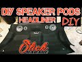 Custom fiberglass headliner speaker pods!! Speaker Tower DIY