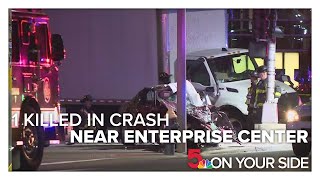 1 person killed in crash near Enterprise Center