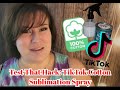 Test That Hack: TikToks Cotton Sublimation Spray