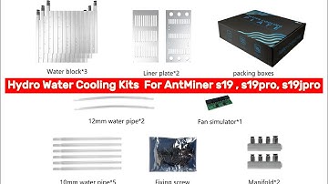 Antminer S19 S19pro S19j S19jpro Hydro Water Cooling Kits Installation Guide| Upgrade+Overclocking