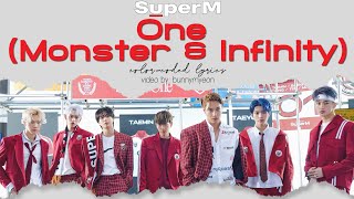SuperM - One (Monster & Infinity) Lyrics (Color-Coded Han-Rom-Eng)