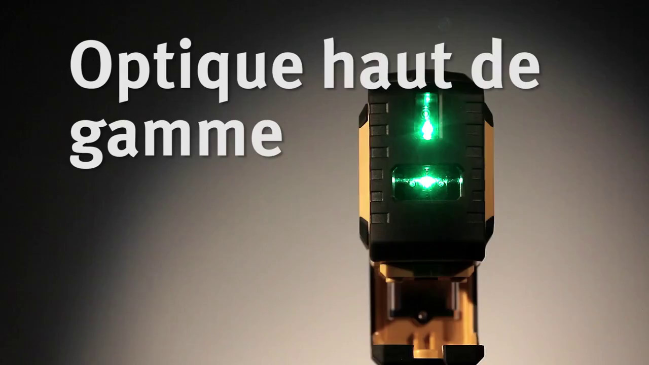 STABILA LAX300G - Laser vert 2 lignes + points d'aplomb